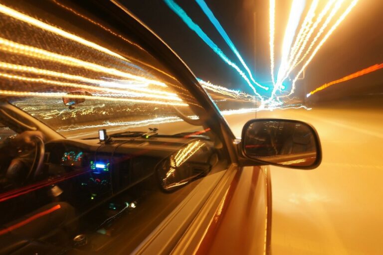 waagrechter wurf – motion shot